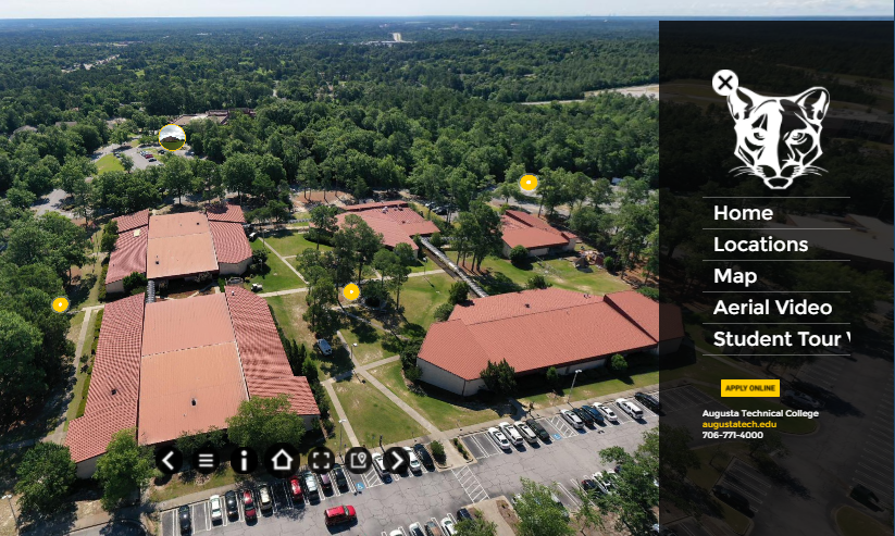 Third Wave Digital created Augusta Technical College Virtual Campus Tour