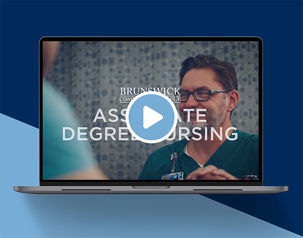 Play Button for the Brunswick Community College Associate Degree in Nursing