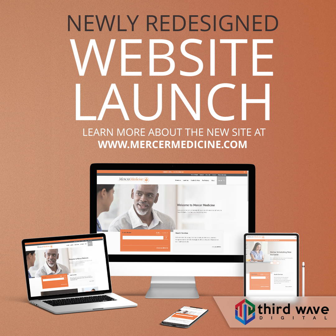 newly redesigned website launch for Mercer Medicine 
