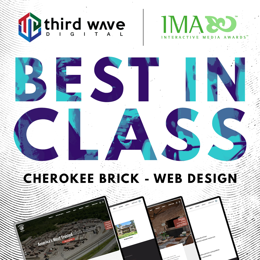 Cherokee Brick won best in class for Third Wave Digital web design
