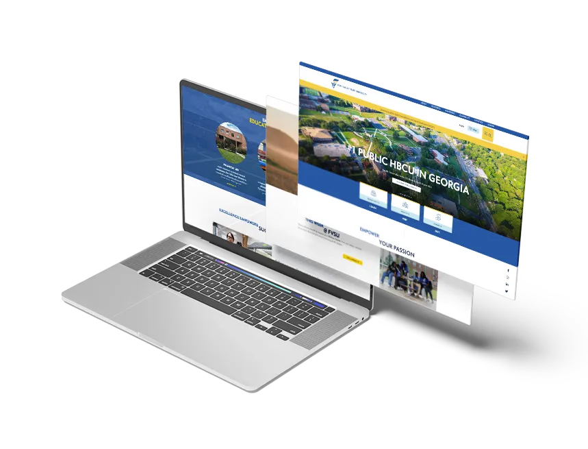 Examples of responsive website design across desktop and mobile devices