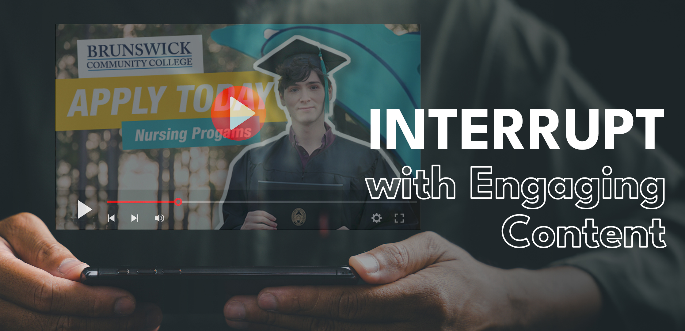 Interrupt with Engaging Content